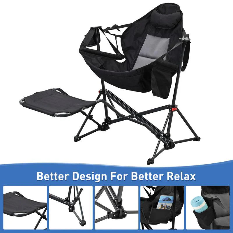Unwind Anywhere – Durable Hammock Chair with Smooth Swing Motion