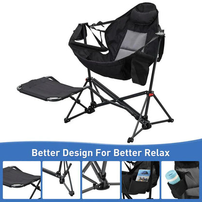Unwind Anywhere – Durable Hammock Chair with Smooth Swing Motion