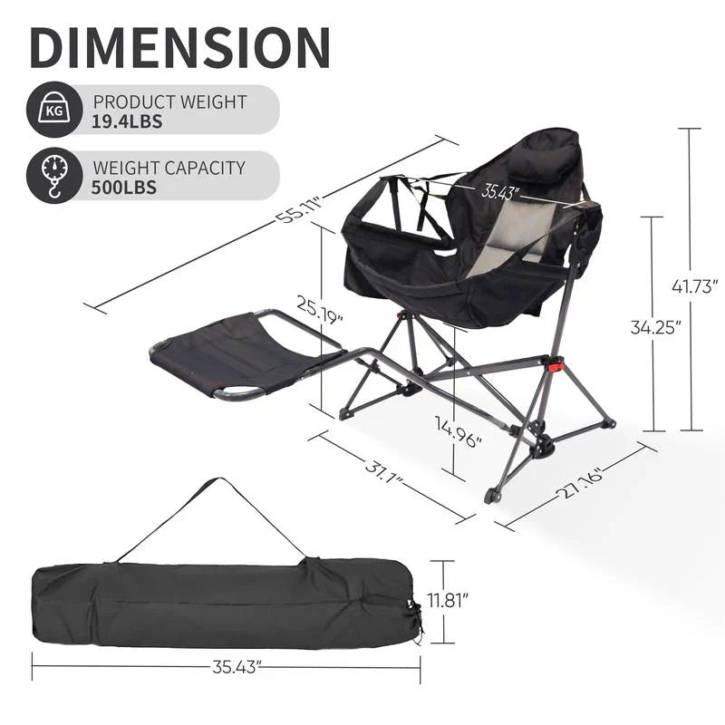 Unwind Anywhere – Durable Hammock Chair with Smooth Swing Motion