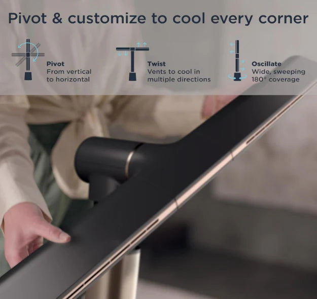 Turbocharged Cooling – Shark BreezeMaster Fan for the most comfortable wind(Limited time offer)