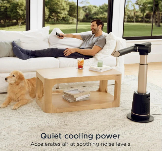 Turbocharged Cooling – Shark BreezeMaster Fan for the most comfortable wind(Limited time offer)
